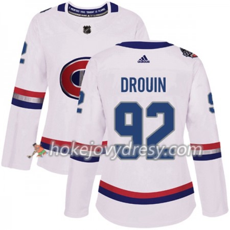 Dámské Hokejový Dres Montreal Canadiens Jonathan Drouin 92 Bílá 2017-2018 Adidas Classic Authentic